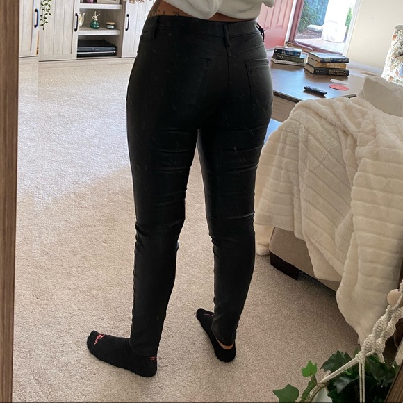 Blank NYC Leather Skinny Jeans - Picture 5 of 8